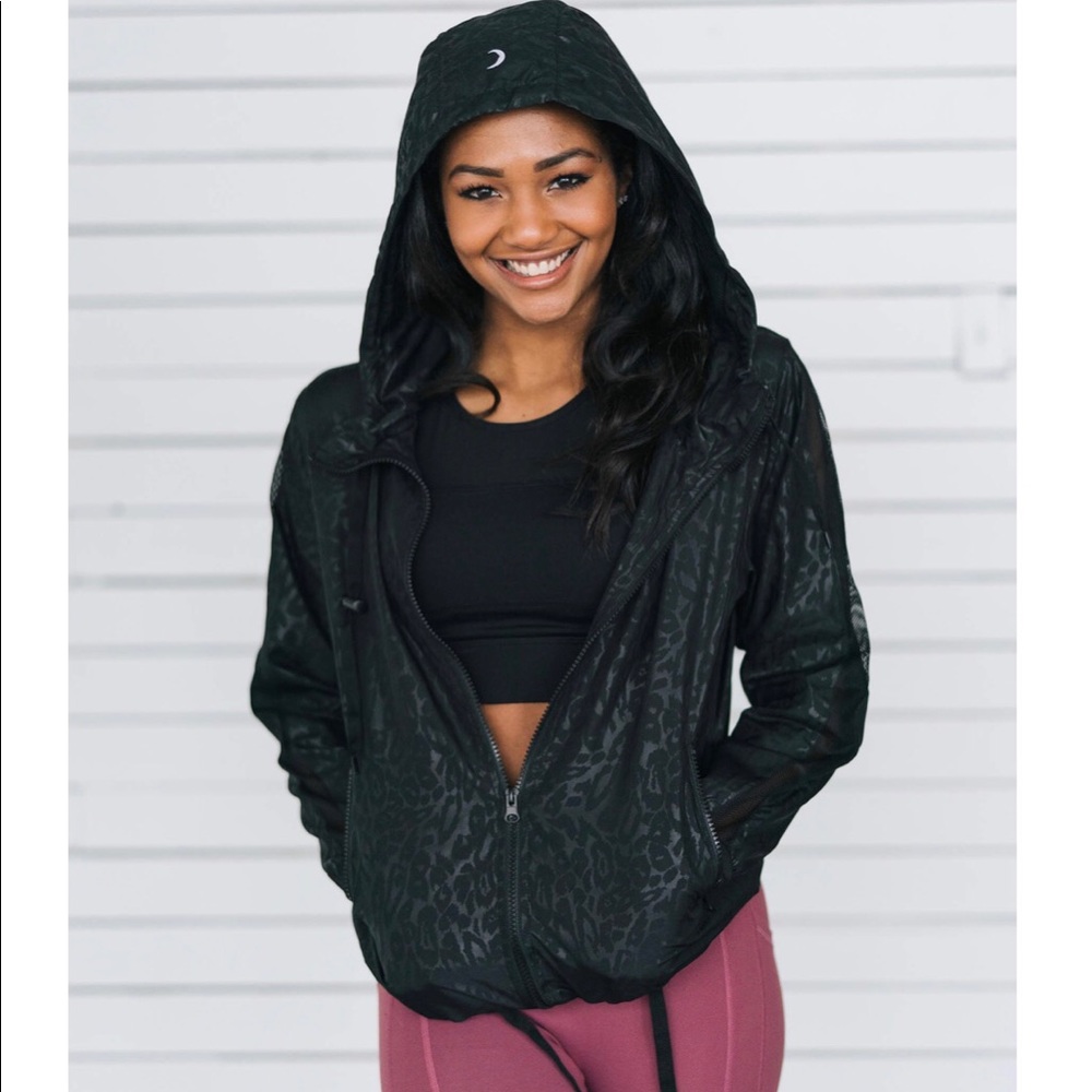 NWT ZYIA Black Bomber Jacket
